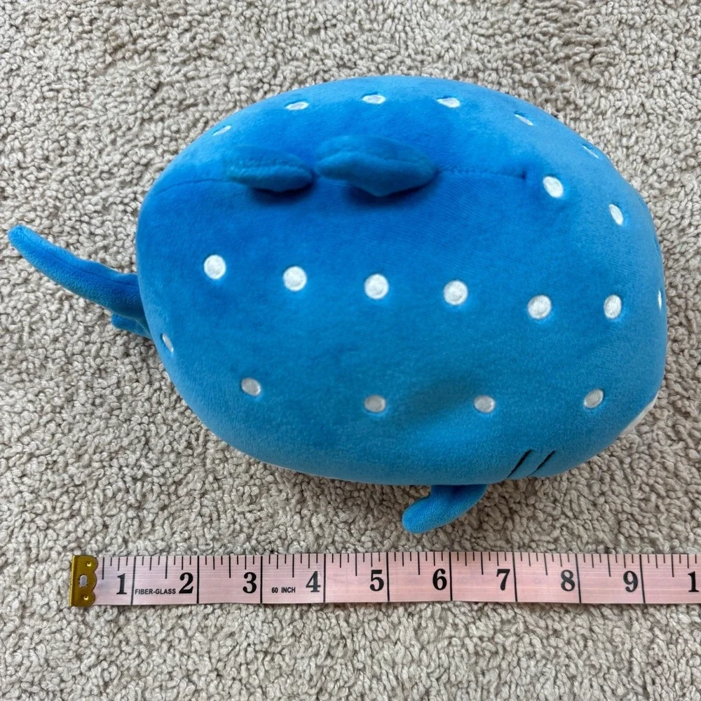 Cancun Zoo Friends Blue Whale Shark Plush Stuffed Animal Spotted SquishyToy 9.5